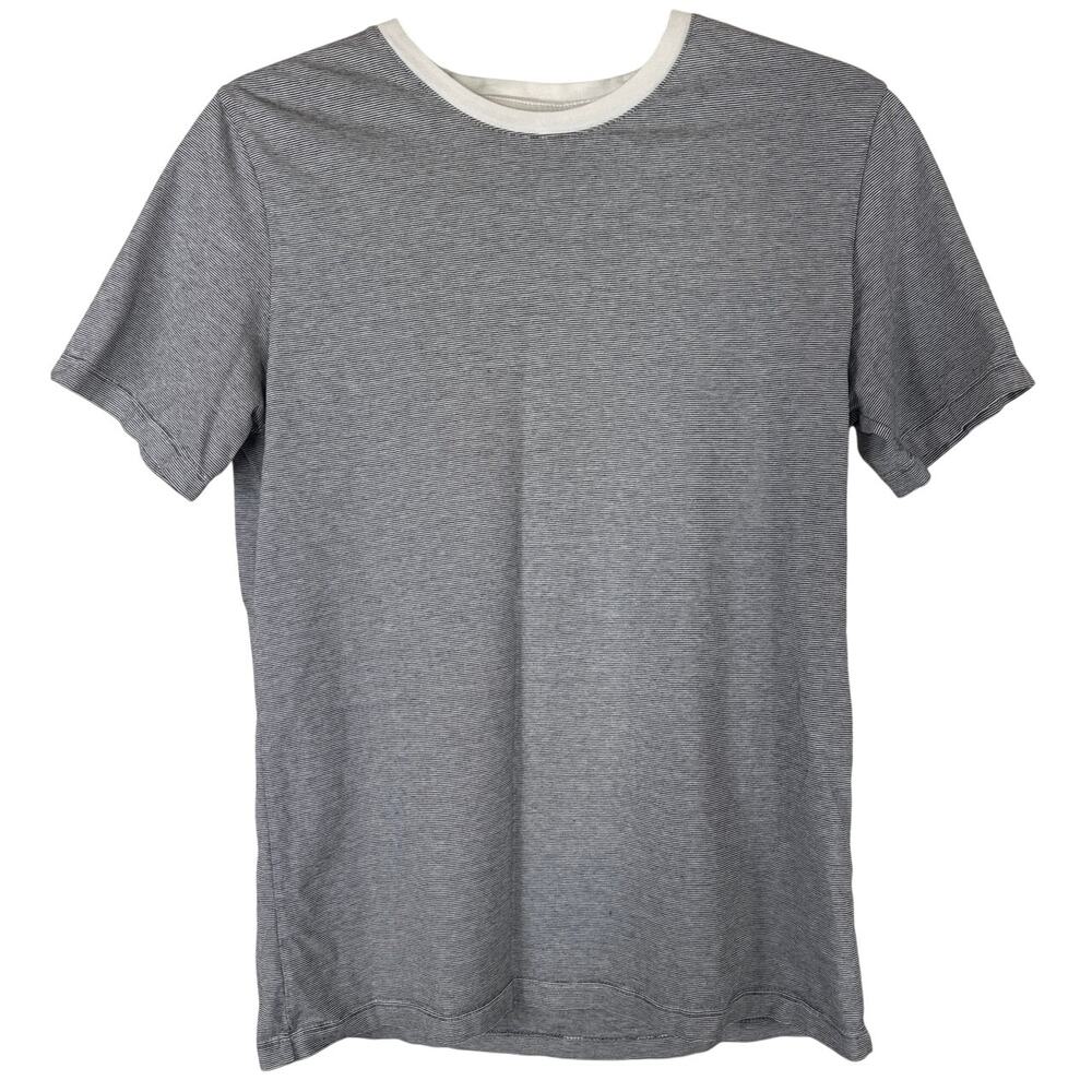 Maison Martin Margiela Line 10 Striped Cotton Knit T-shirt, Small, Mens, flawed